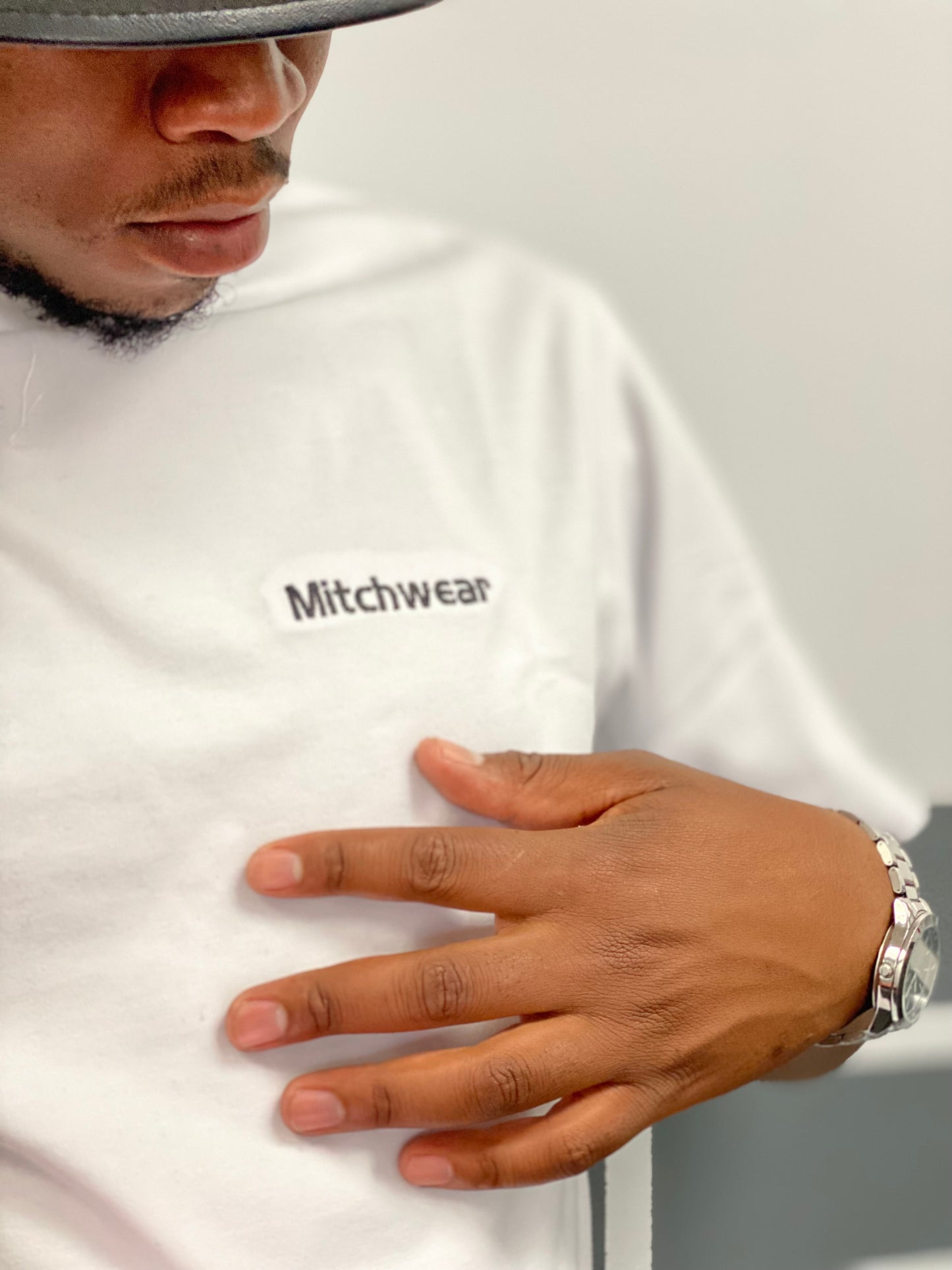 White MW Logo 240gsm T-shirt