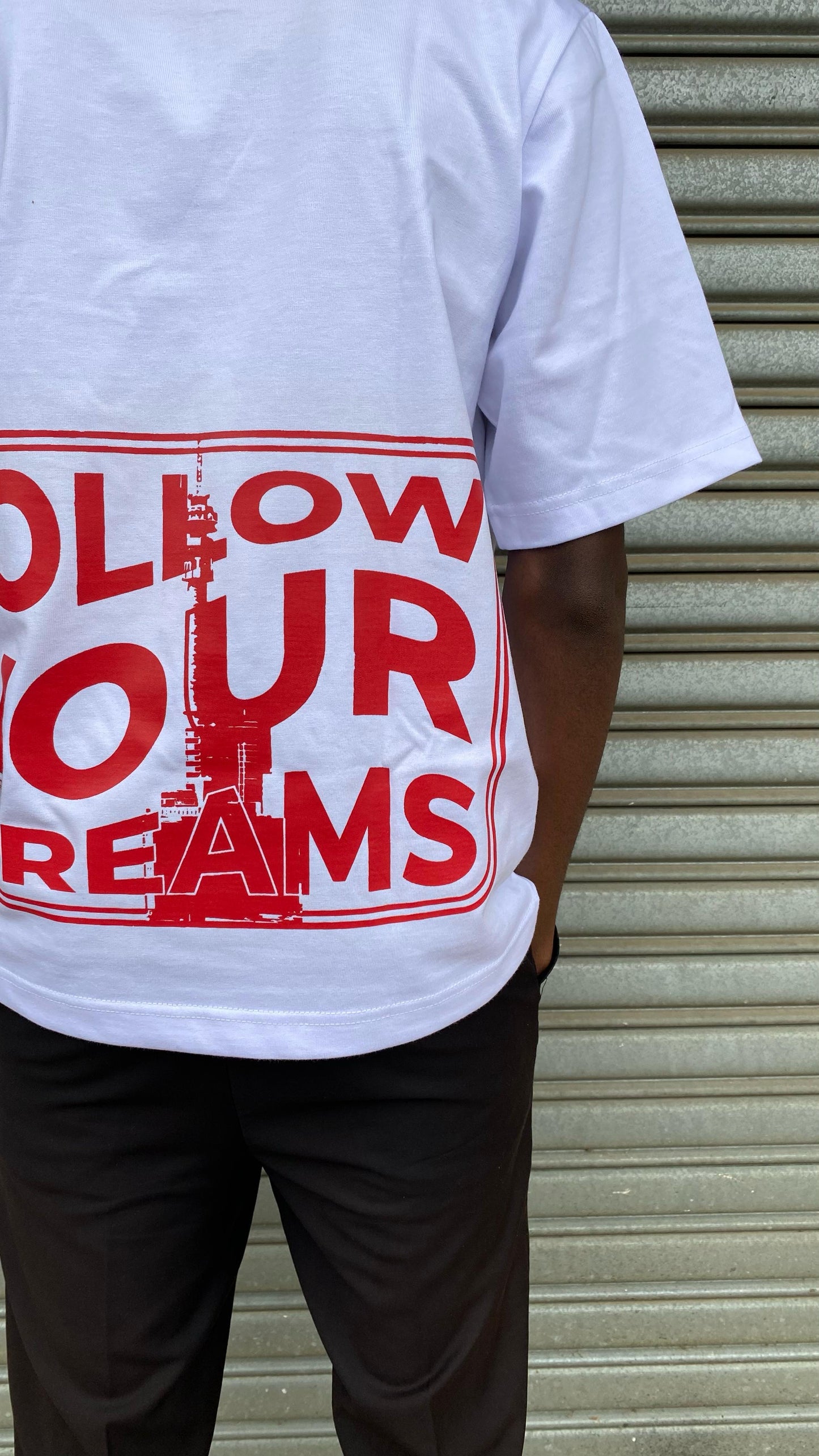 Follow Your Dream Red Logo T shirt