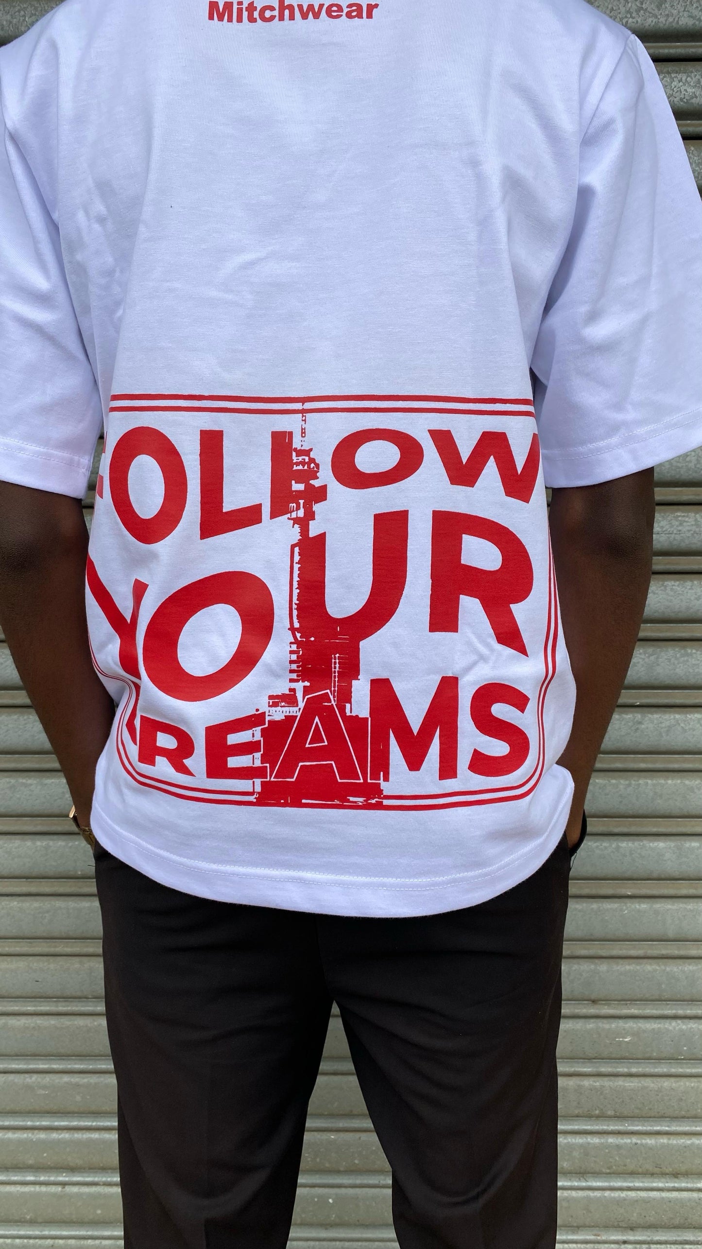 Follow Your Dream Red Logo T shirt